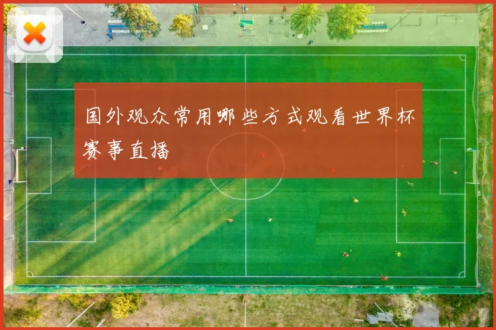 国外观众常用哪些方式观看世界杯赛事直播